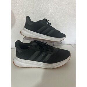 Adidas Running Shoes Mens Size 9.5 Black Cloudfoam Sneakers